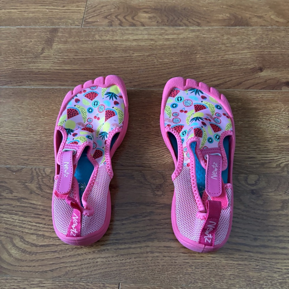 next Kids' Pink Slip-On Sandals water shoes in size 1 - Picture 4 of 5